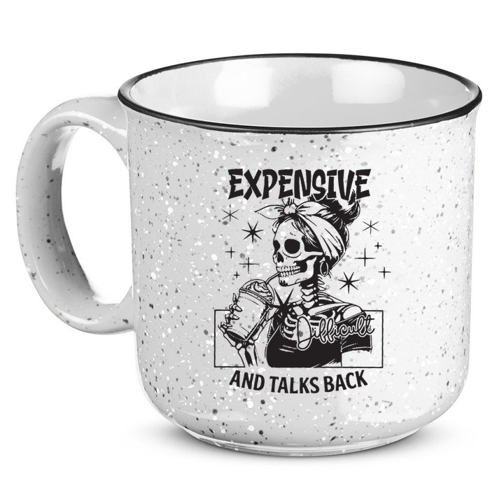 Expensive Difficult And Talks Back 15oz Campfire Ceramic Mug