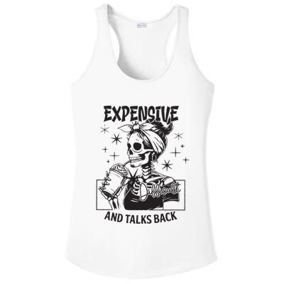 Expensive Difficult And Talks Back Ladies PosiCharge Competitor Racerback Tank