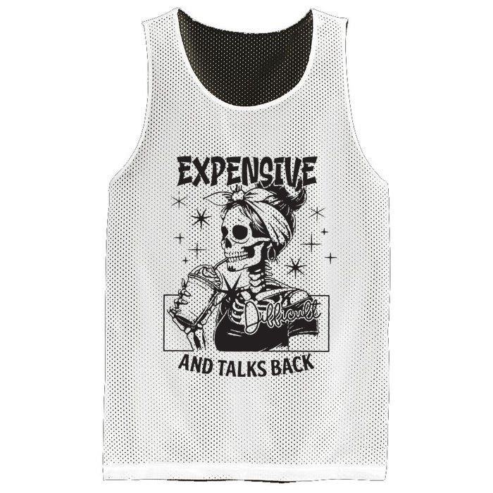 Expensive Difficult And Talks Back Mesh Reversible Basketball Jersey Tank