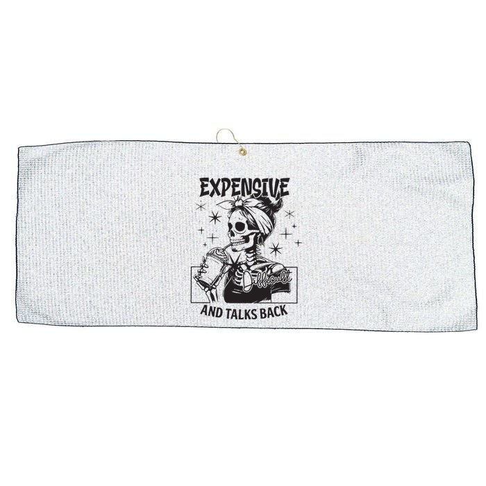 Expensive Difficult And Talks Back Large Microfiber Waffle Golf Towel
