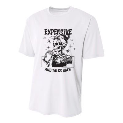 Expensive Difficult And Talks Back Youth Performance Sprint T-Shirt
