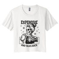 Expensive Difficult And Talks Back Crop Top