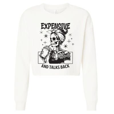 Expensive Difficult And Talks Back Cropped Pullover Crew