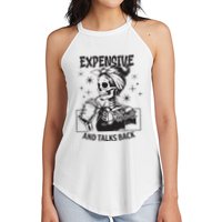 Expensive Difficult And Talks Back Women's Perfect Tri Rocker Tank