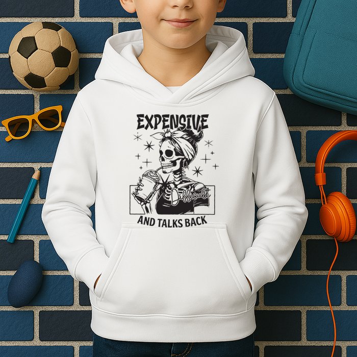 Expensive Difficult And Talks Back Kids Hoodie
