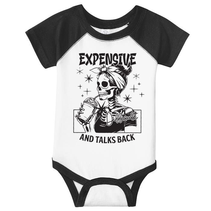 Expensive Difficult And Talks Back Infant Baby Jersey Bodysuit