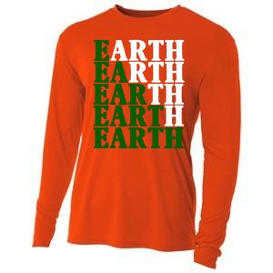 Earth Day Awareness Cooling Performance Long Sleeve Crew