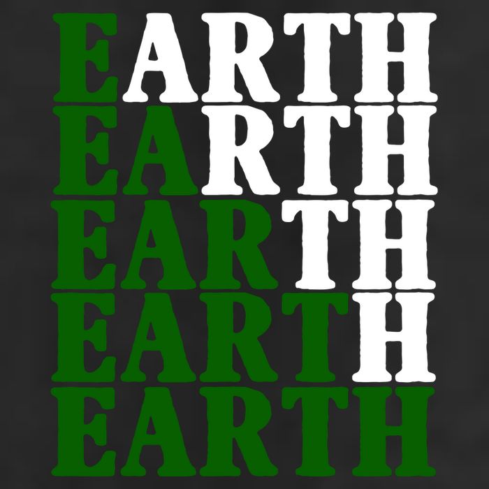 Earth Day Awareness 7 Panel Mesh Trucker Snapback Hat