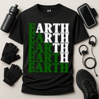 Earth Day Awareness Cooling Performance Crew T-Shirt