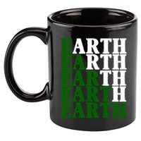 Earth Day Awareness 11oz C Handle Ceramic Mug