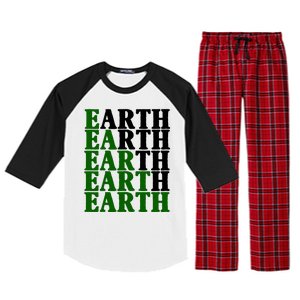 Earth Day Awareness Raglan Sleeve Pajama Set