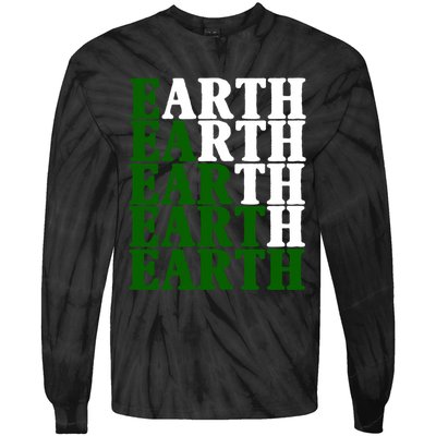 Earth Day Awareness Tie-Dye Long Sleeve Shirt