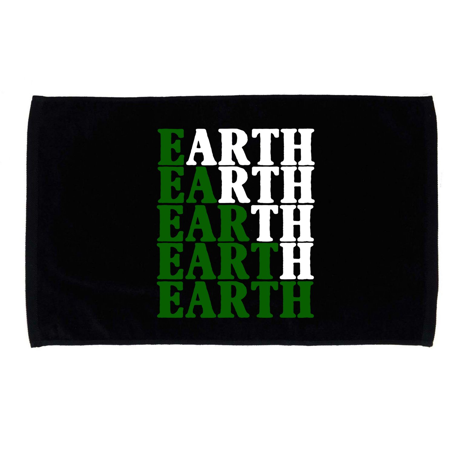 Earth Day Awareness Microfiber Hand Towel