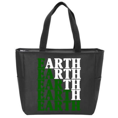 Earth Day Awareness Zip Tote Bag