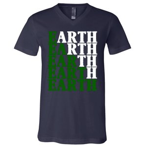 Earth Day Awareness V-Neck T-Shirt