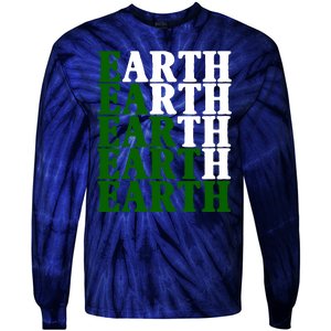 Earth Day Awareness Tie-Dye Long Sleeve Shirt