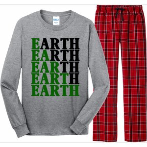 Earth Day Awareness Long Sleeve Pajama Set