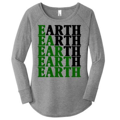 Earth Day Awareness Women's Perfect Tri Tunic Long Sleeve Shirt