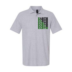 Earth Day Awareness Softstyle Adult Sport Polo