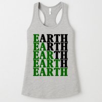 Earth Day Awareness Womens Tank Top