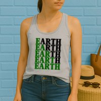 Earth Day Awareness Womens Tank Top