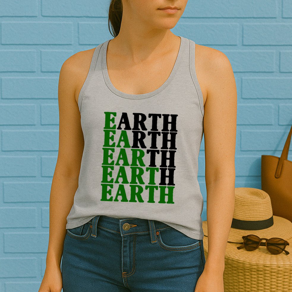 Earth Day Awareness Womens Tank Top