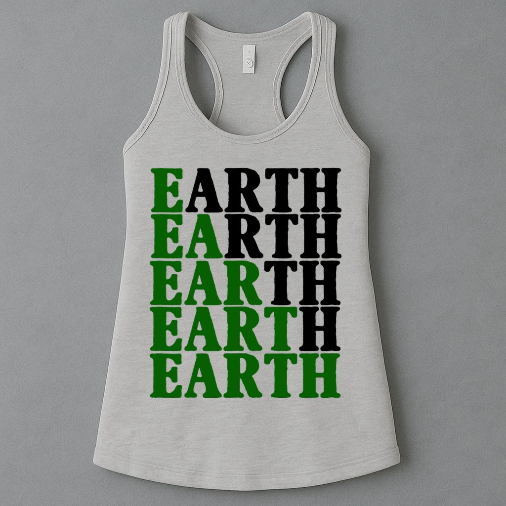 Earth Day Awareness Womens Tank Top