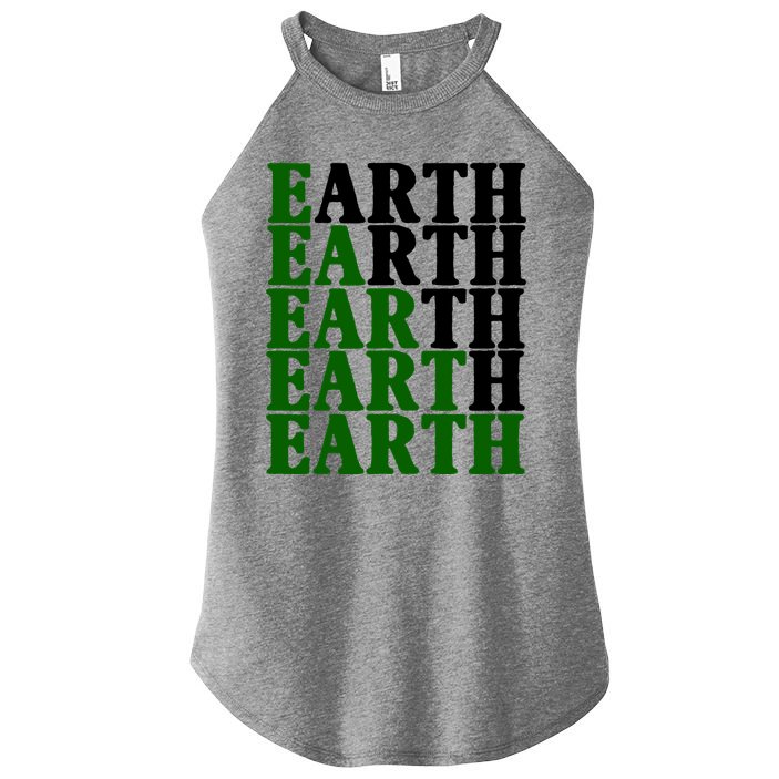Earth Day Awareness Women's Perfect Tri Rocker Tank