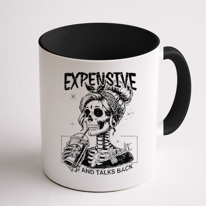 Expensive Difficult And Talks Back Mothers Day Skeleton Mom Mug