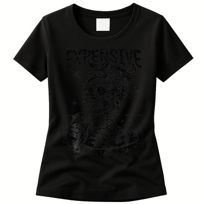 Expensive Difficult And Talks Back Mothers Day Skeleton Mom Womens T-Shirt