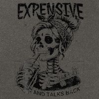 Expensive Difficult And Talks Back Mothers Day Skeleton Mom Cotton Canvas Backpack