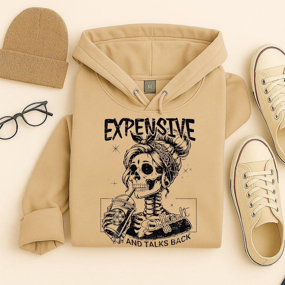 Expensive Difficult And Talks Back Mothers Day Skeleton Mom Hoodie