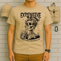 Expensive Difficult And Talks Back Mothers Day Skeleton Mom T-Shirt