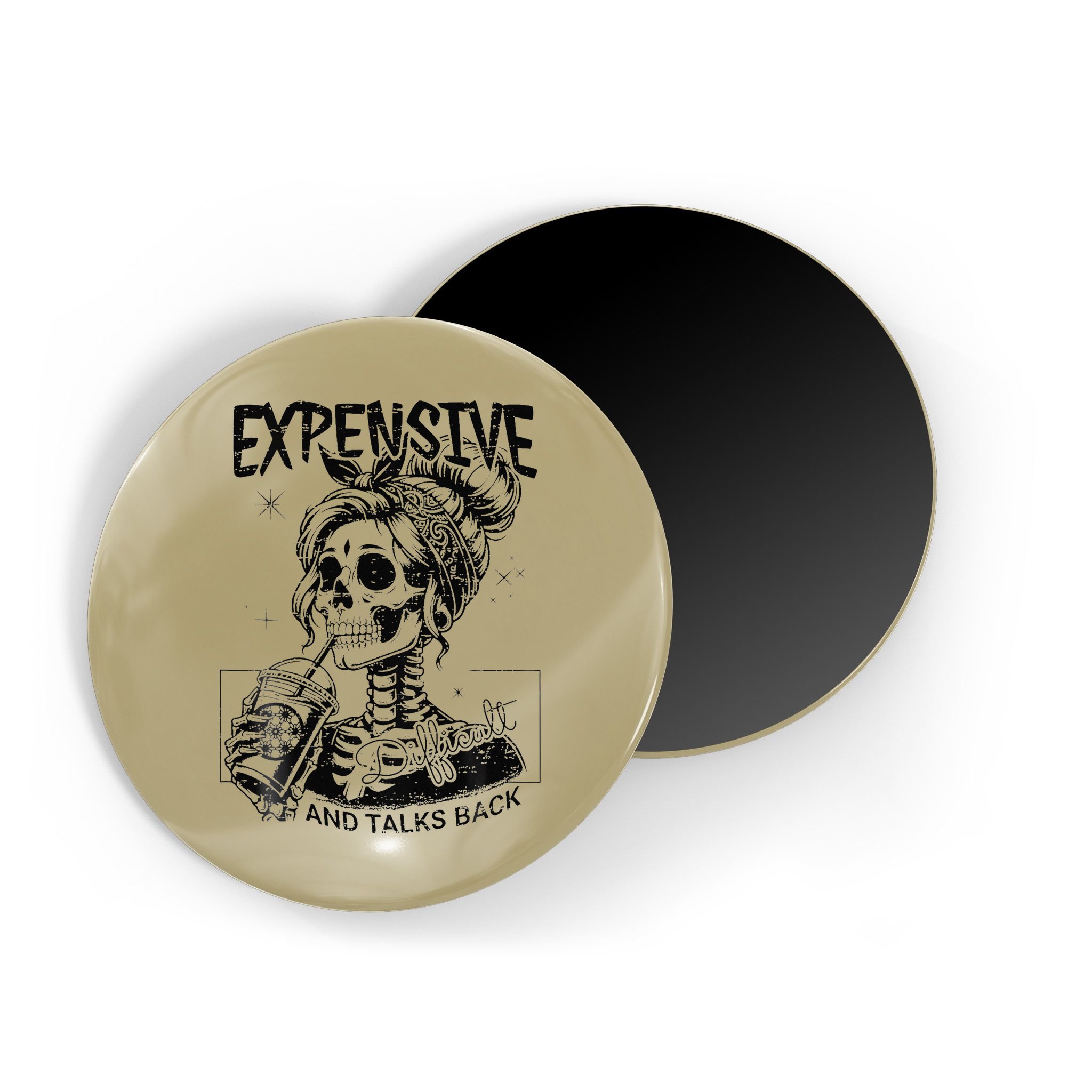 Expensive Difficult And Talks Back Mothers Day Skeleton Mom Magnet