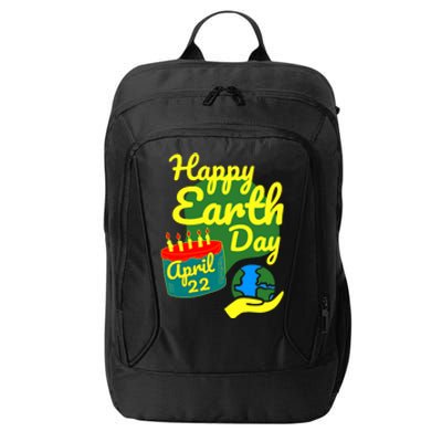 Earth Day April 22 Save Our Planet Gift City Backpack