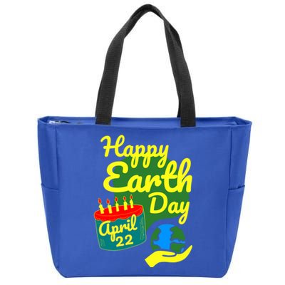 Earth Day April 22 Save Our Planet Gift Zip Tote Bag