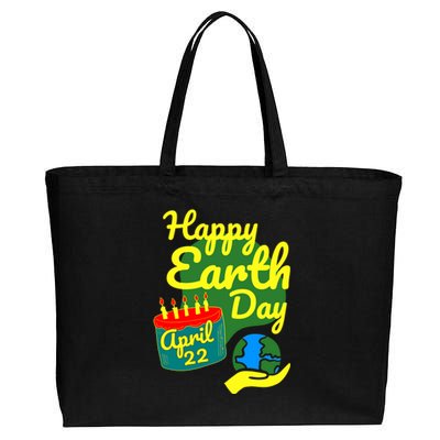 Earth Day April 22 Save Our Planet Gift Cotton Canvas Jumbo Tote