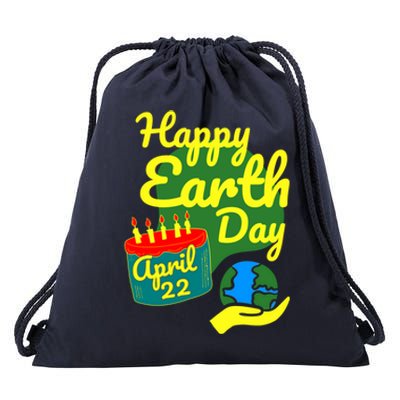 Earth Day April 22 Save Our Planet Gift Drawstring Bag