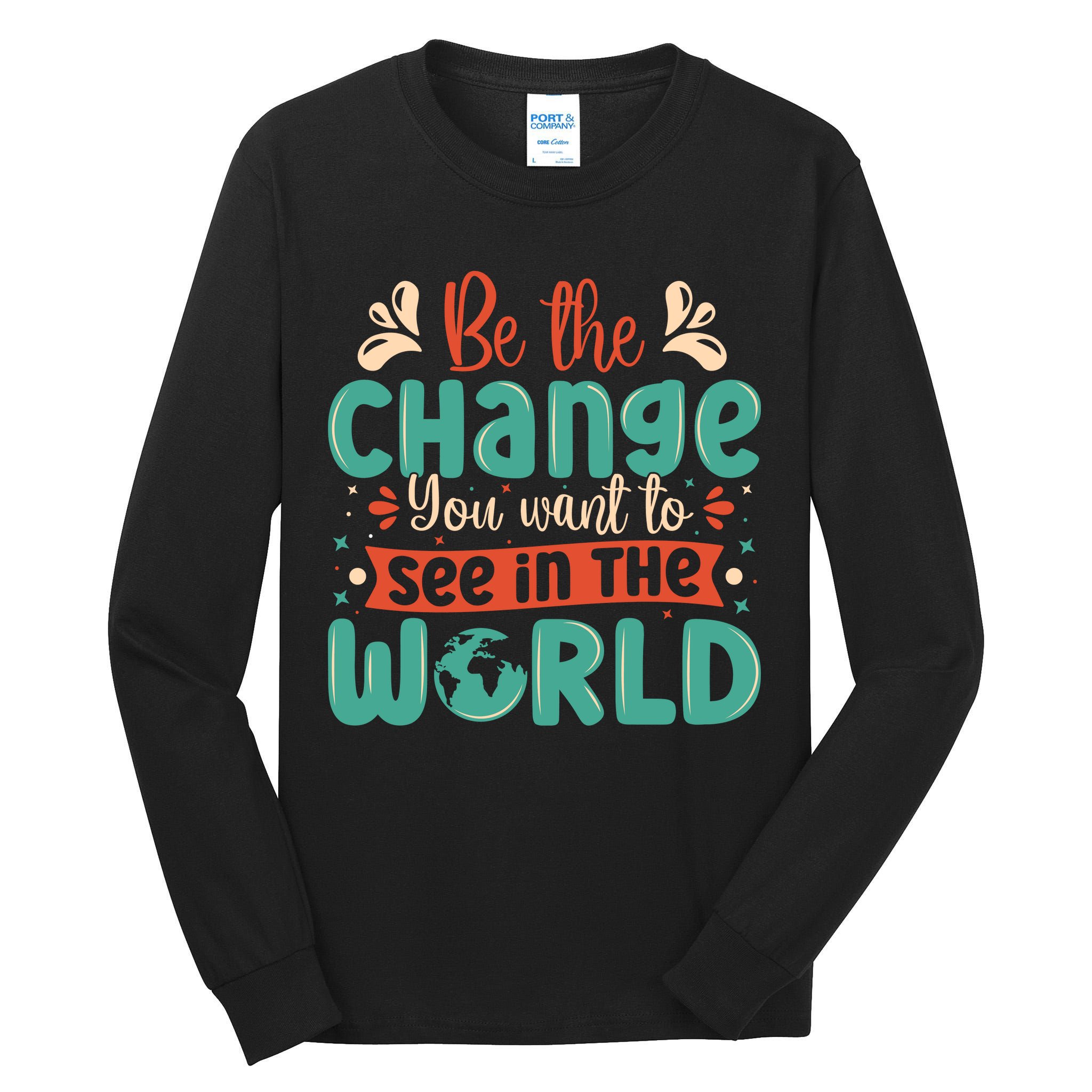 Earth Day Awareness 2024 Tall Long Sleeve T-Shirt