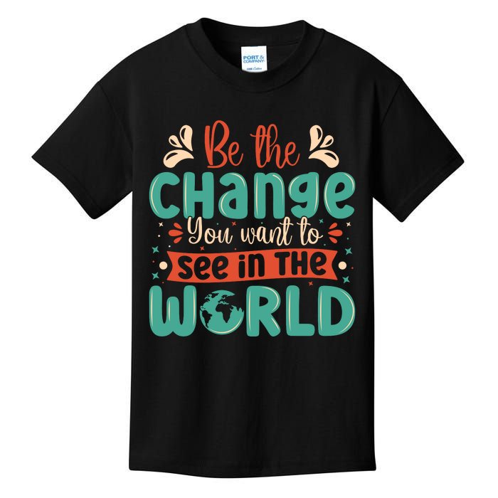 Earth Day Awareness 2024 Kids T-Shirt