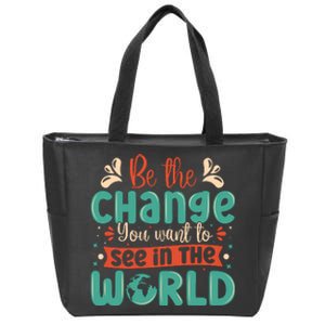 Earth Day Awareness 2024 Zip Tote Bag