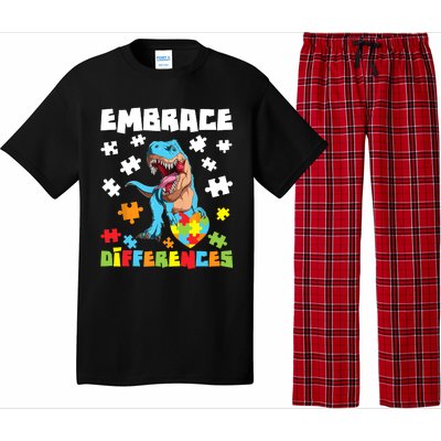 Embrace Differences Autistic Puzzle Autism Awareness Pajama Set