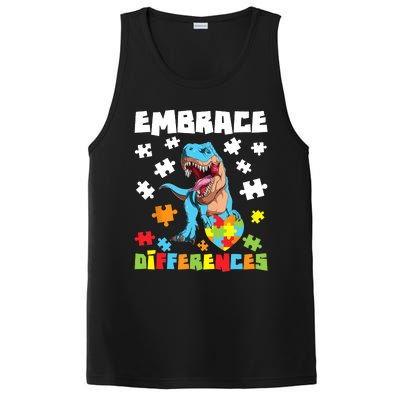 Embrace Differences Autistic Puzzle Autism Awareness PosiCharge Competitor Tank