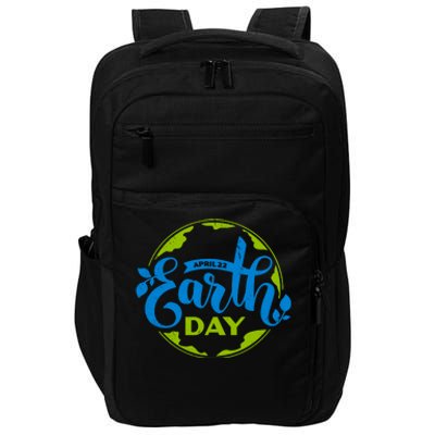 Earth Day April 22nd Awareness Impact Tech Backpack