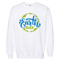 Earth Day April 22nd Awareness Garment-Dyed Sweatshirt