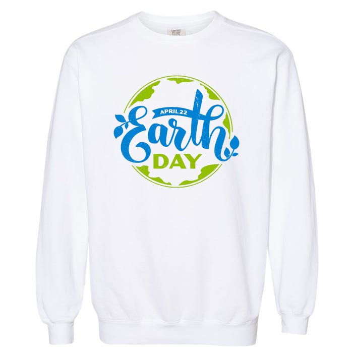 Earth Day April 22nd Awareness Garment-Dyed Sweatshirt