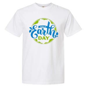 Earth Day April 22nd Awareness Garment-Dyed Heavyweight T-Shirt