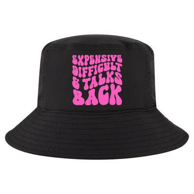Expensive Difficult And Talks Back Retro Cool Comfort Performance Bucket Hat