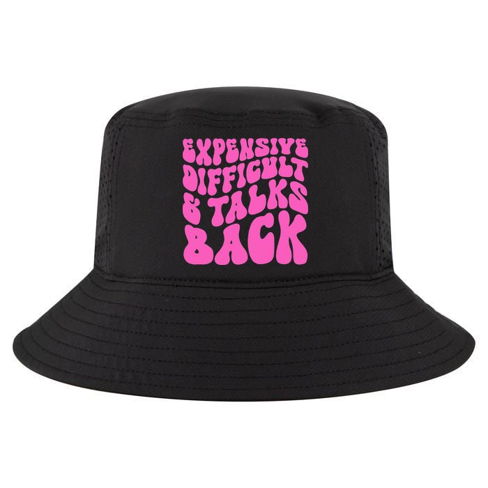 Expensive Difficult And Talks Back Retro Cool Comfort Performance Bucket Hat