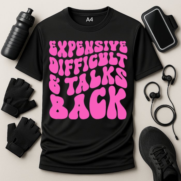 Expensive Difficult And Talks Back Retro Performance Shirt